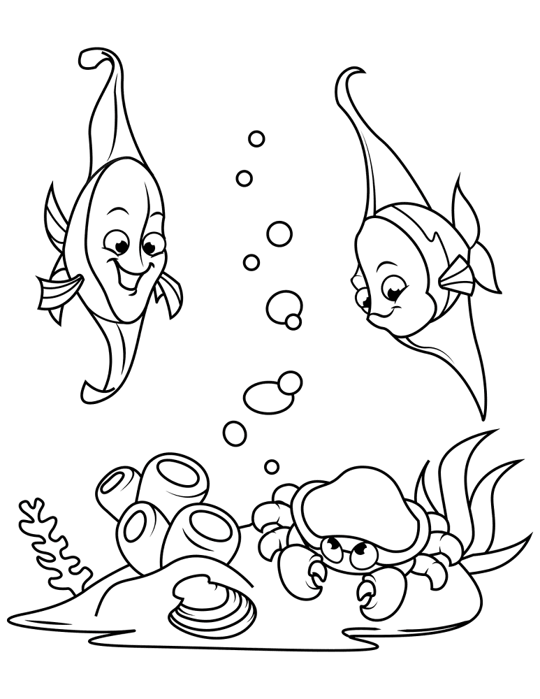 Desenho de Recife De Coral para colorir e imprimir: número 22