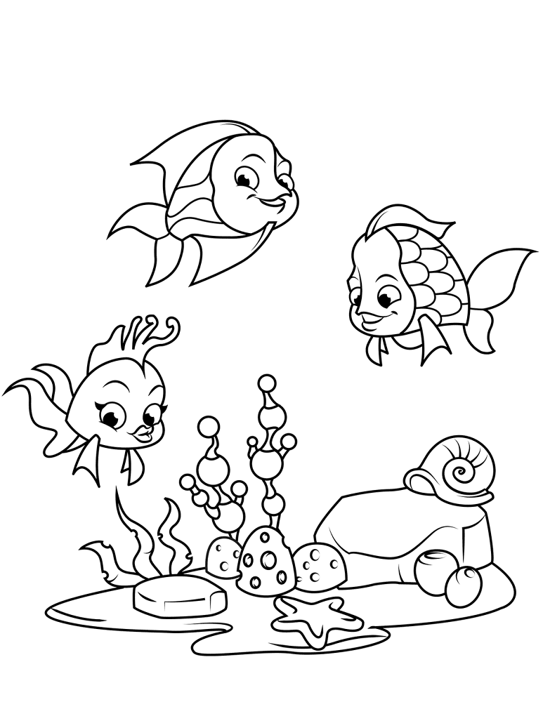 Desenho de Recife De Coral para colorir e imprimir: número 26