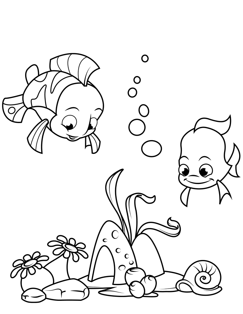 Desenho de Recife De Coral para colorir e imprimir: número 28