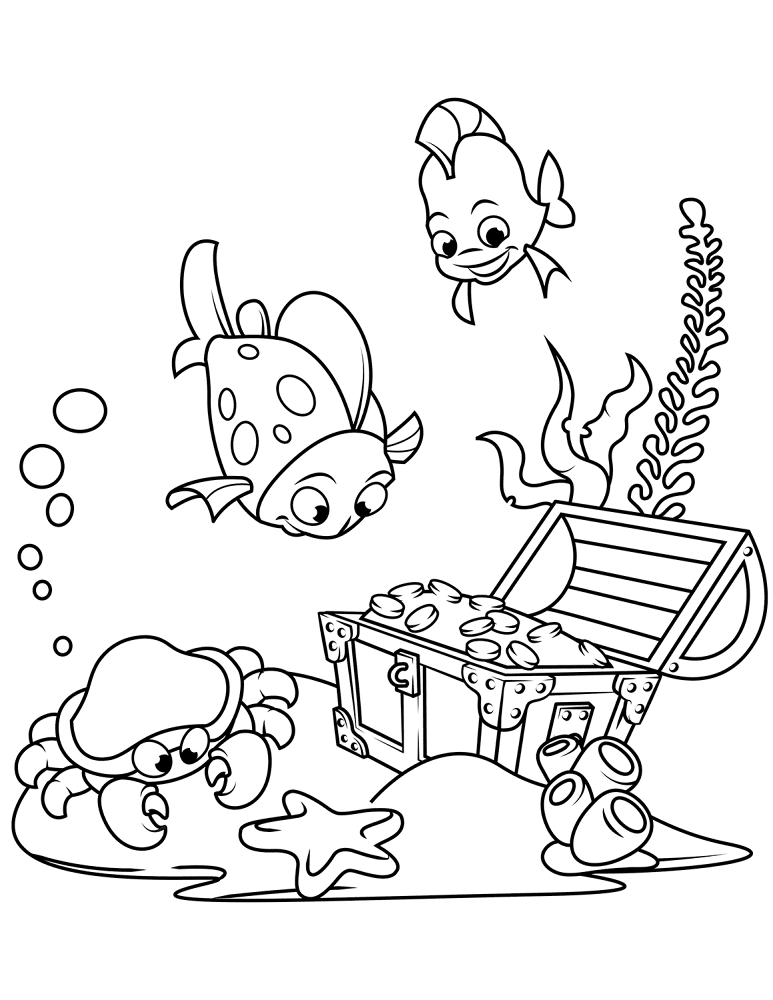 Desenho de Recife De Coral para colorir
