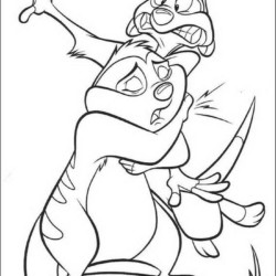 Desenho de Rei Leao para colorir e imprimir: número 6