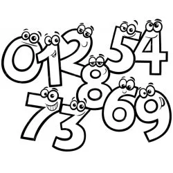 Desenho de Relogios para colorir e imprimir: número 17