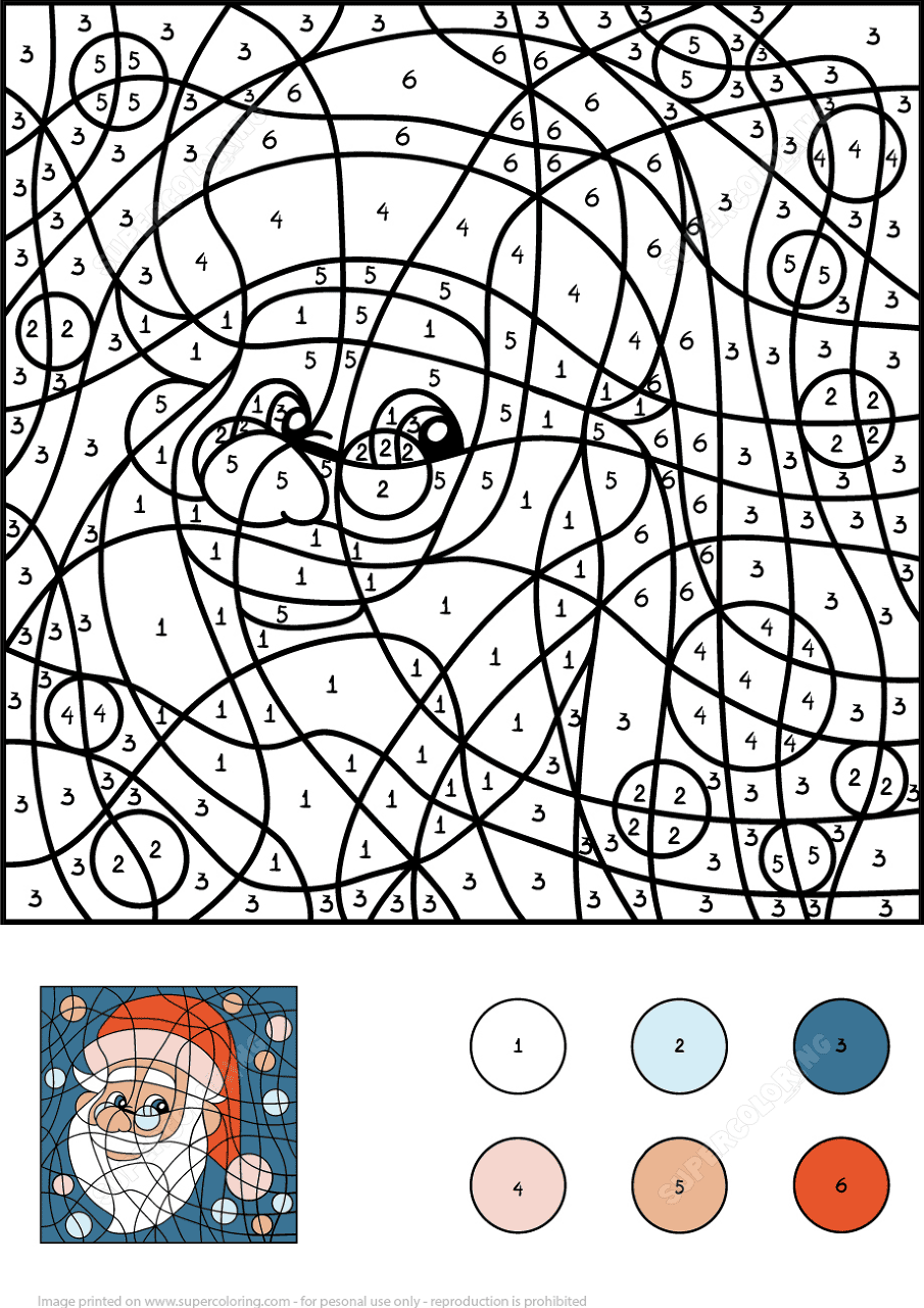 Desenho de Rena para colorir e imprimir: número 20