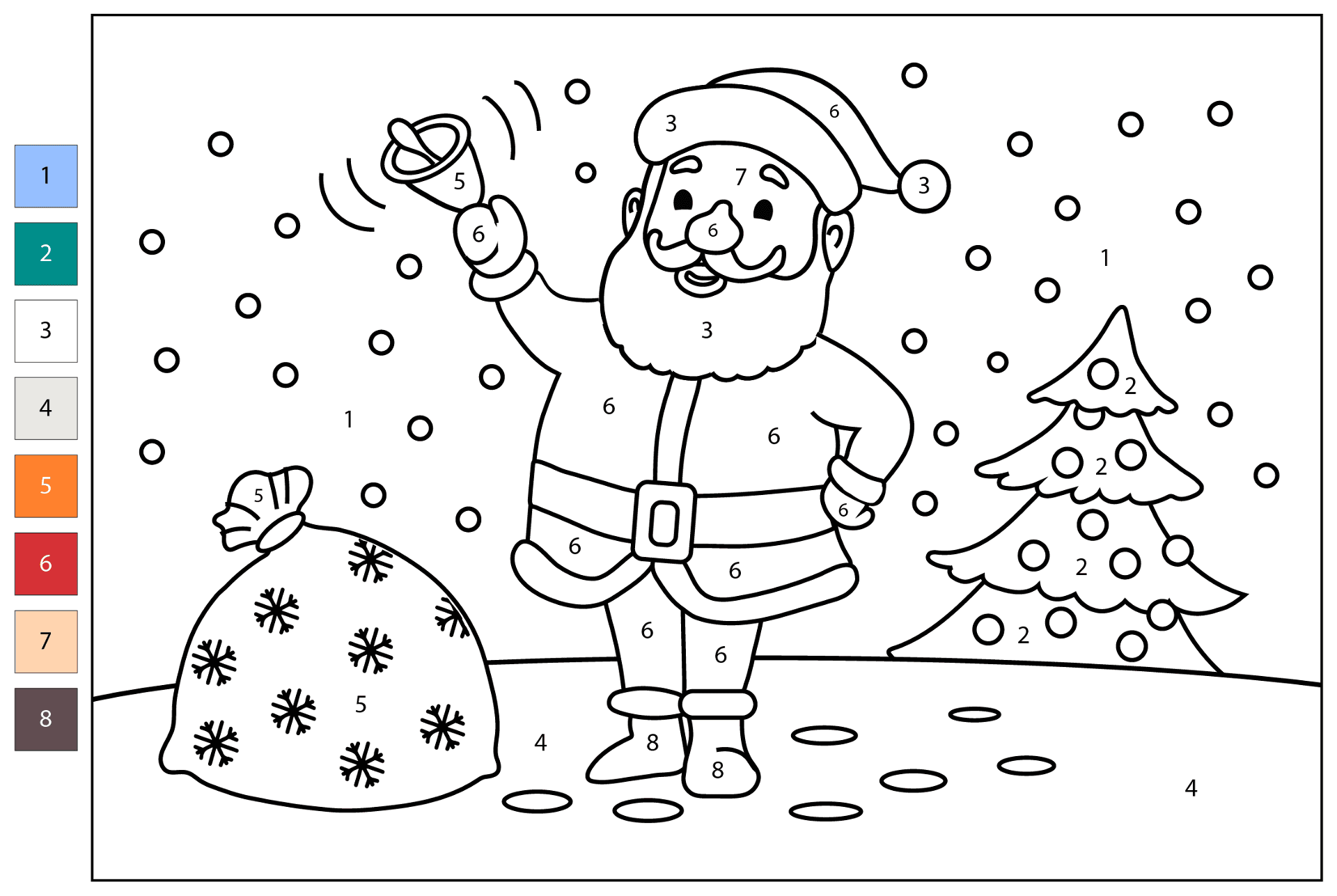 Desenho de Rena para colorir