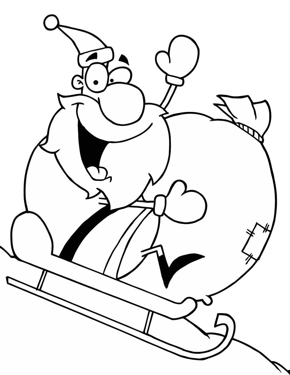 Desenho de Rena para colorir