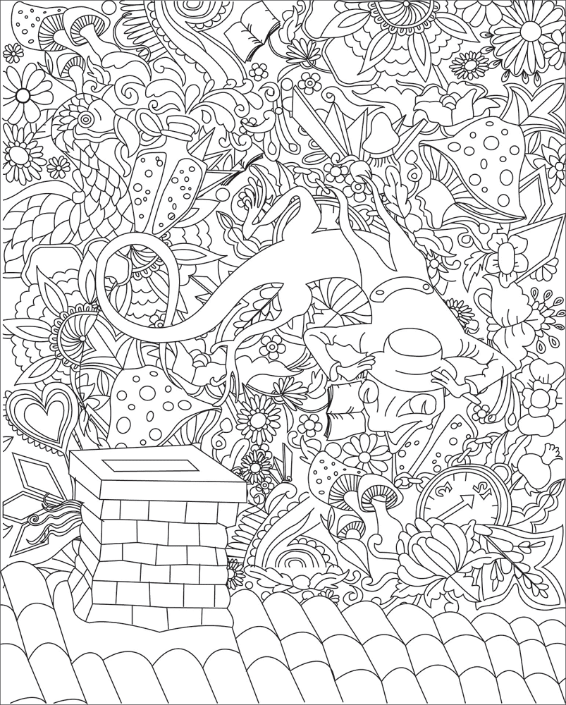 Desenho de Répteis para colorir e imprimir: número 18