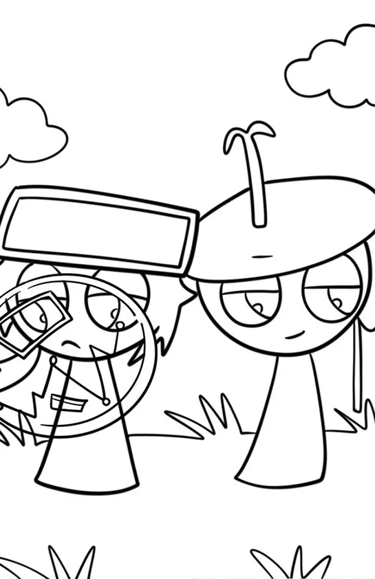 Desenho de Roblox para colorir e imprimir: número 1