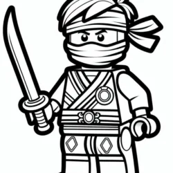 Desenho de Roblox para colorir e imprimir: número 6