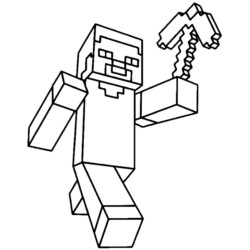 Desenho de Roblox para colorir e imprimir: número 7