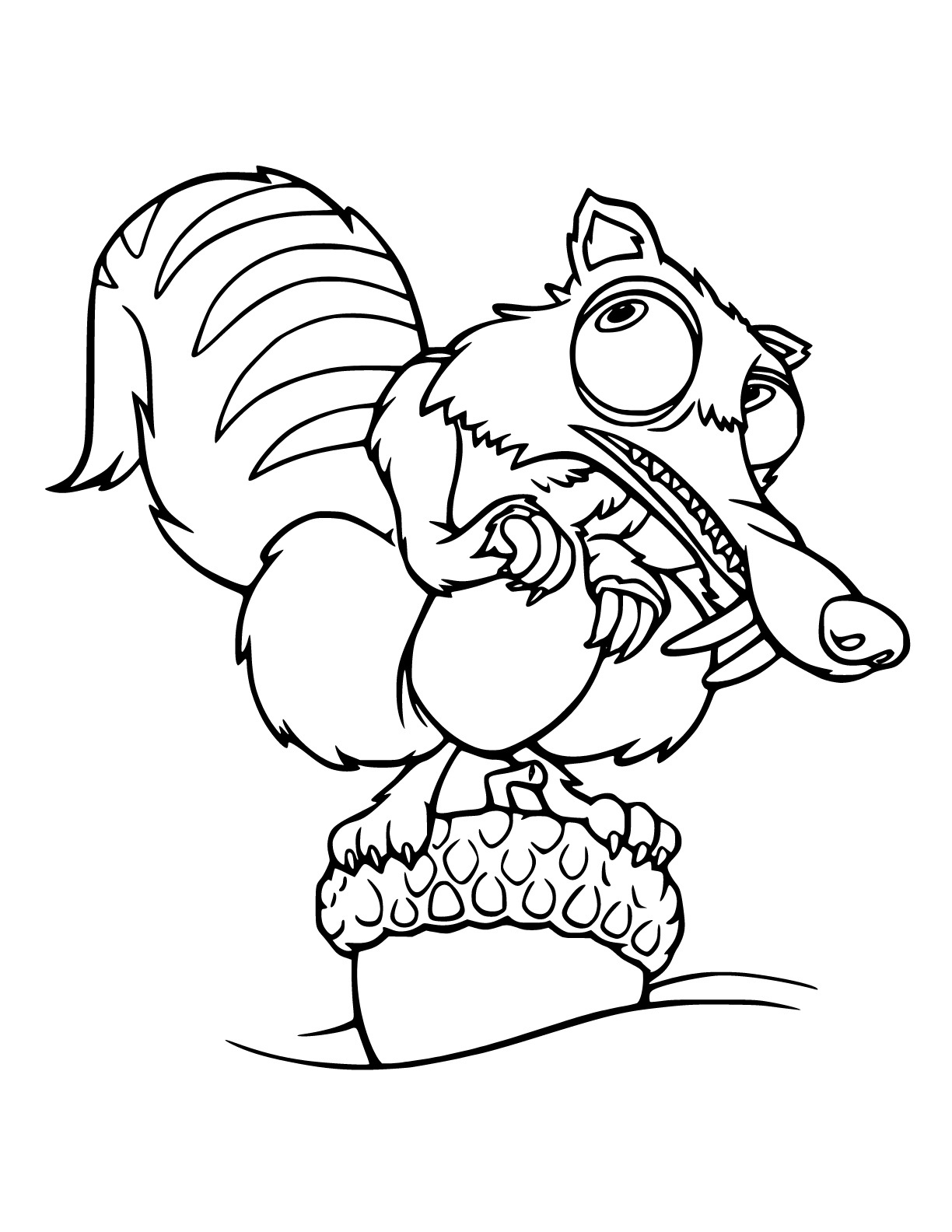 Desenho de Robo Selvagem para colorir e imprimir: número 9