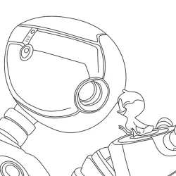 Desenho de Robo Selvagem para colorir e imprimir: número 10