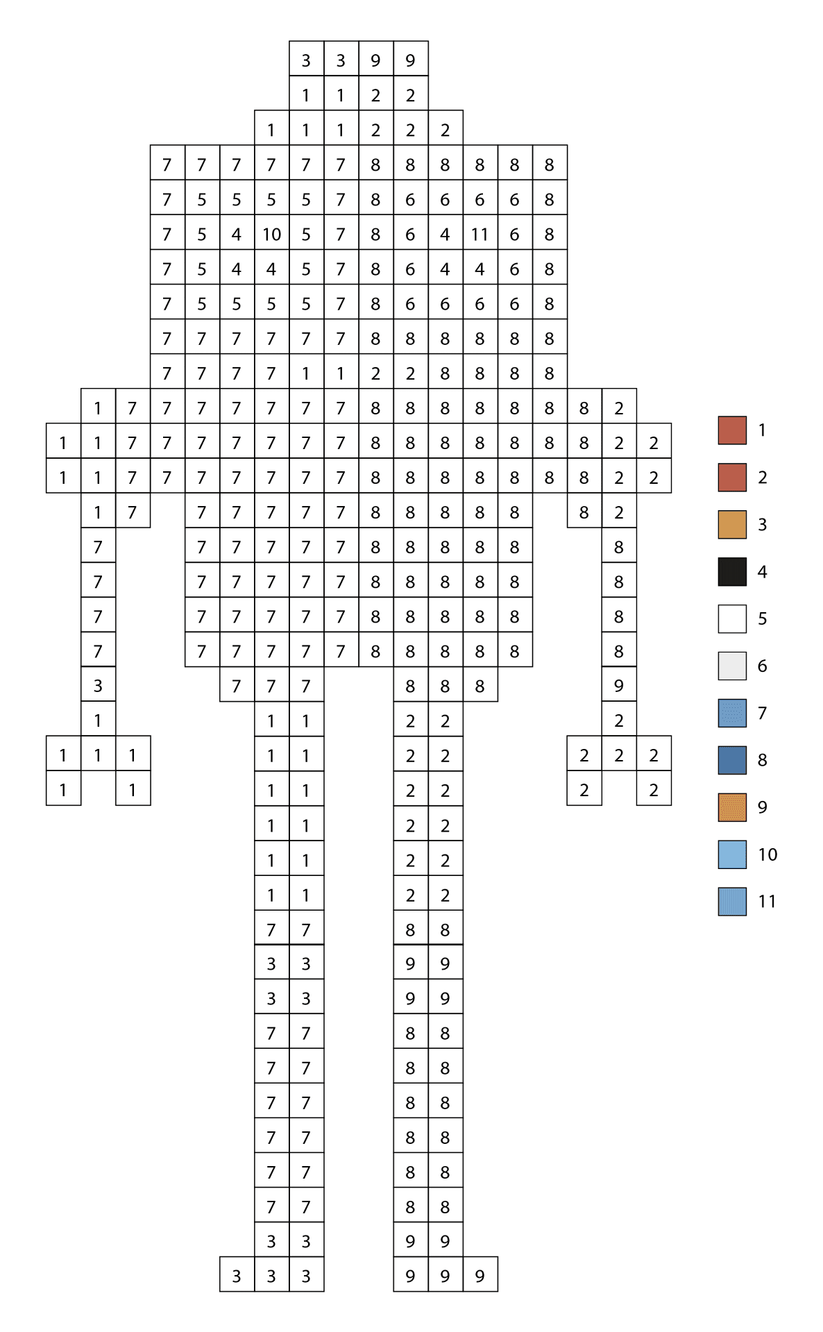 Desenho de Robos para colorir e imprimir: número 1