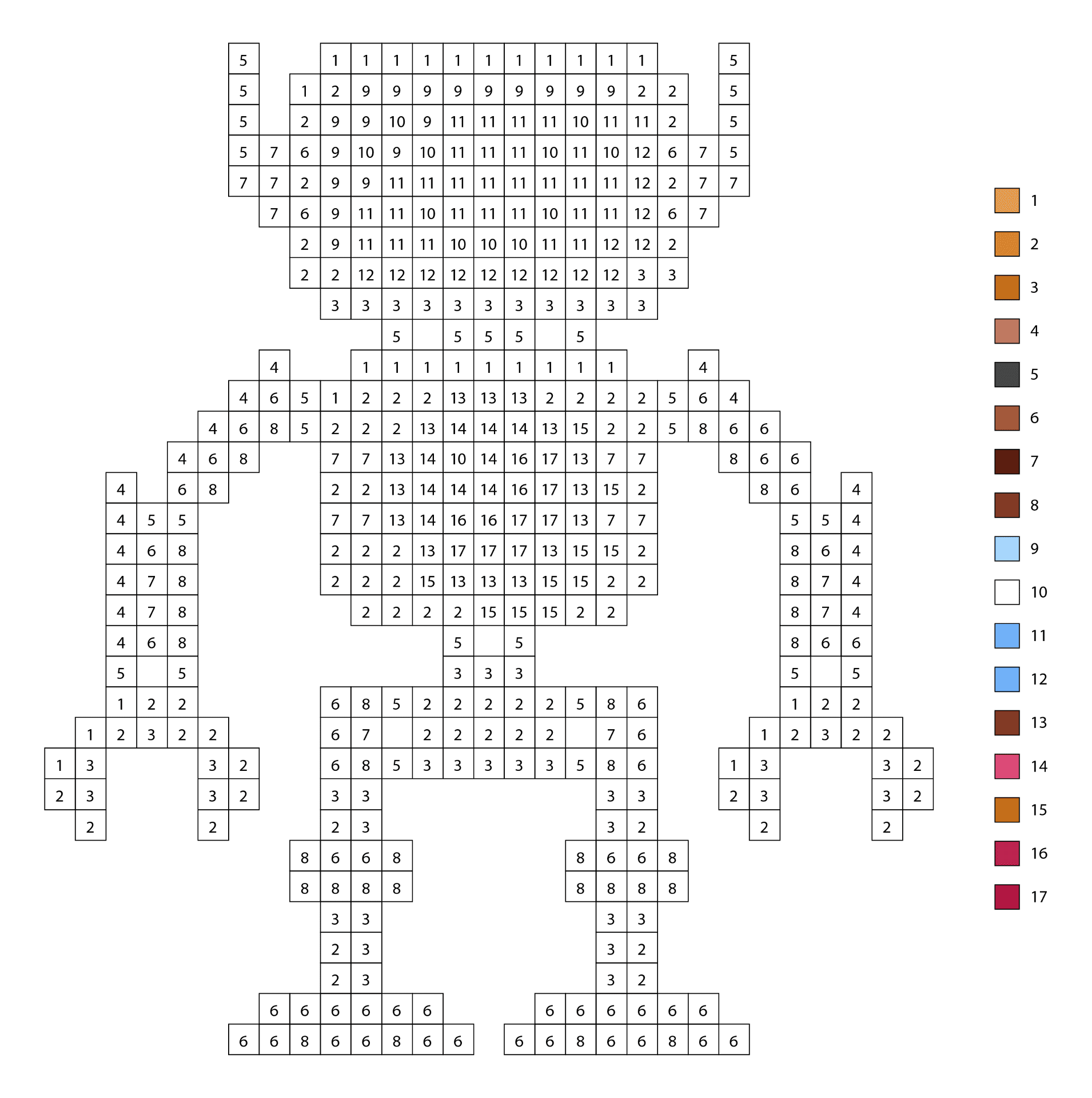 Desenho de Robos para colorir e imprimir: número 3