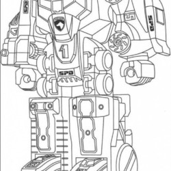 Desenho de Robos para colorir e imprimir: número 11