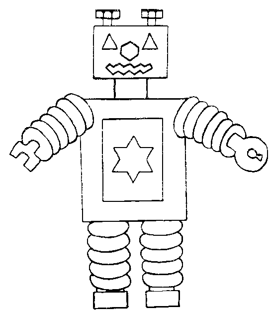 Desenho de Robos para colorir e imprimir: número 16