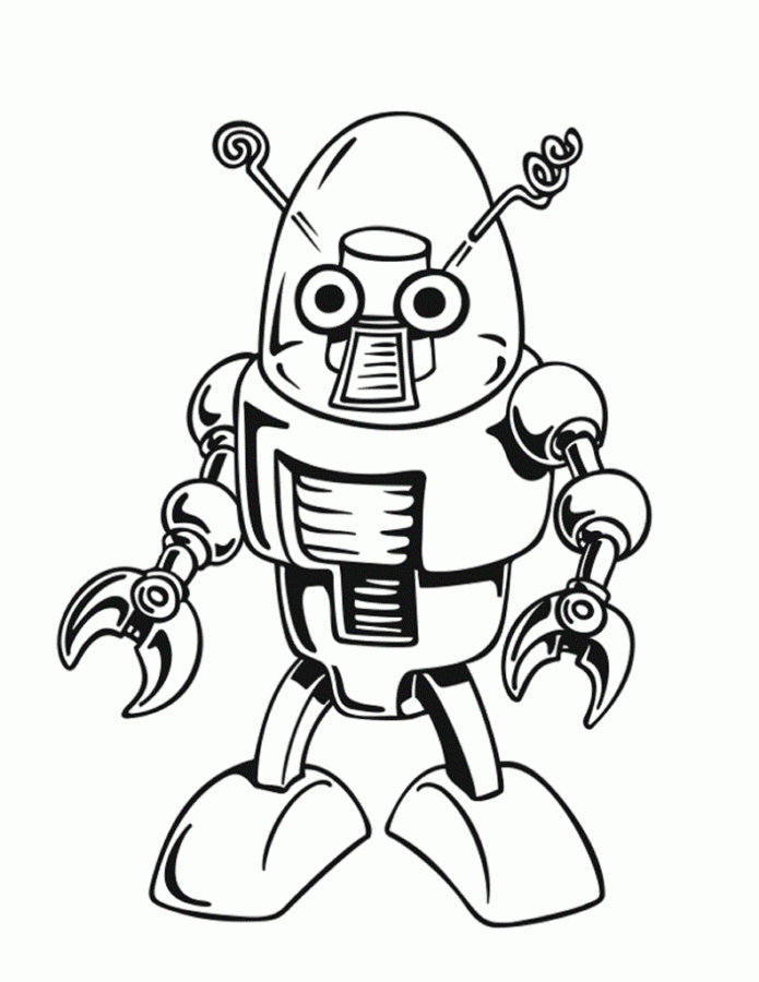 Desenho de Robos para colorir e imprimir: número 18