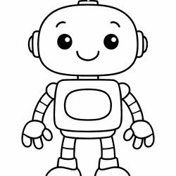 Desenho de Robos para colorir e imprimir: número 19