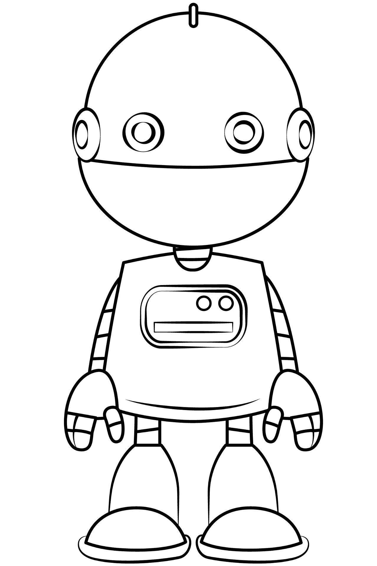 Desenho de Robos para colorir e imprimir: número 38