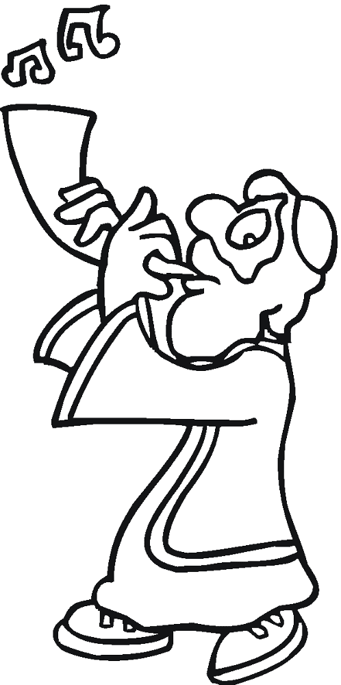 Desenho de Rosh Hashanah para colorir e imprimir: número 11