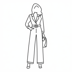 Desenho de Roupas para colorir e imprimir: número 6