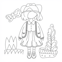 Desenho de Roupas para colorir e imprimir: número 10
