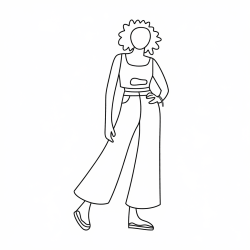 Desenho de Roupas para colorir e imprimir: número 17