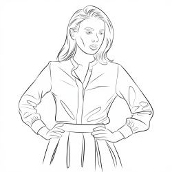 Desenho de Roupas para colorir e imprimir: número 21