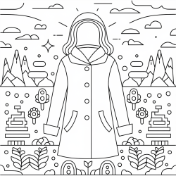 Desenho de Roupas para colorir e imprimir: número 22