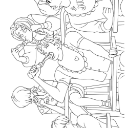 Desenho de Saja Boys para colorir e imprimir: número 10