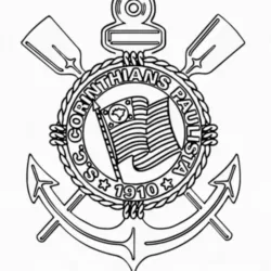 Desenho de Sao Paulo Fc para colorir e imprimir: número 2