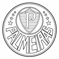 Desenho de Sao Paulo Fc para colorir e imprimir: número 3