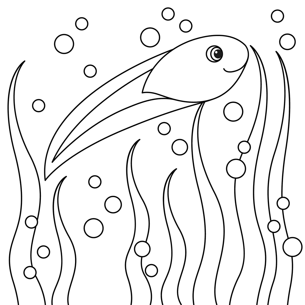 Desenho de Sapos para colorir e imprimir: número 33