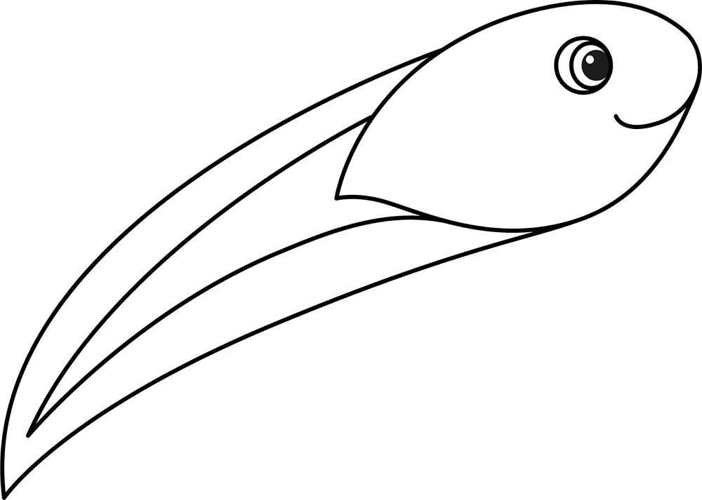 Desenho de Sapos para colorir e imprimir: número 34