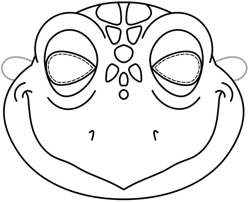 Desenho de Sapos para colorir