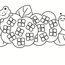 Desenho de Sapos para colorir
