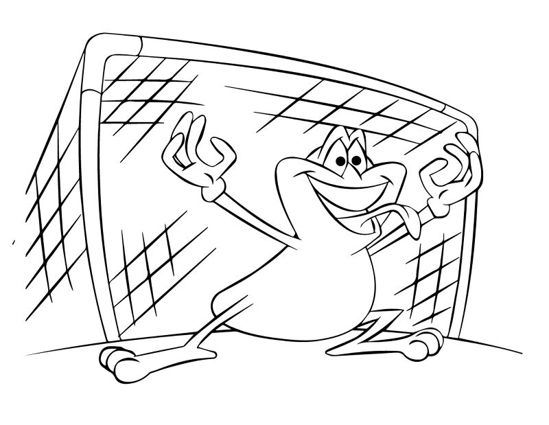 Desenho de Sapos para colorir