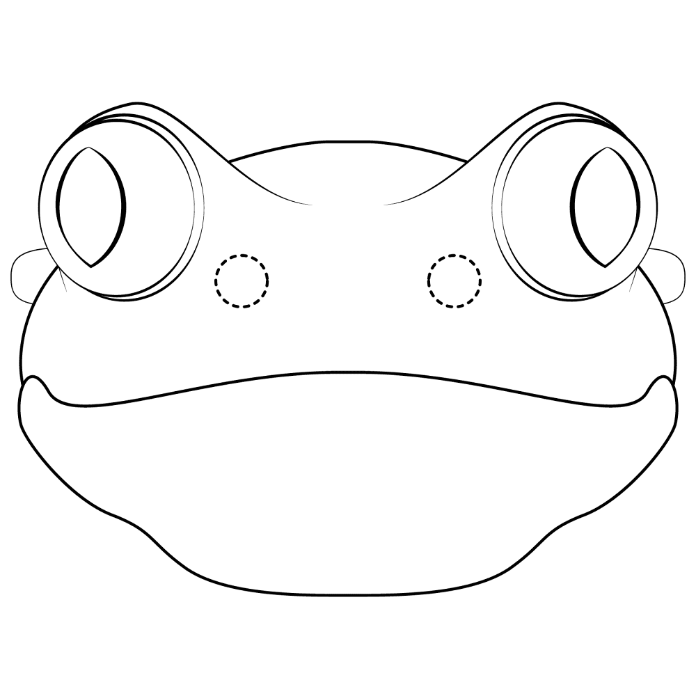 Desenho de Sapos para colorir