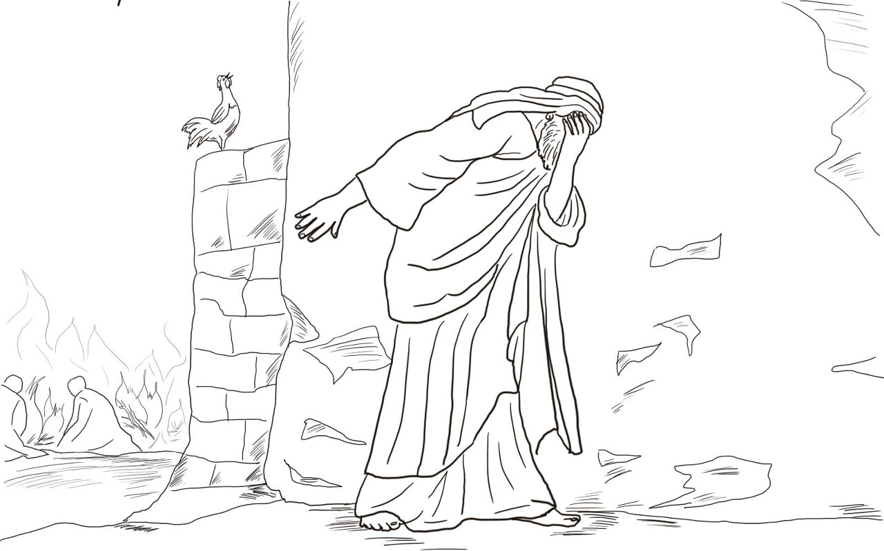 Desenho de Sexta Feira Santa para colorir e imprimir: número 26
