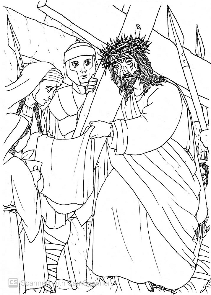 Desenho de Sexta Feira Santa para colorir e imprimir: número 36