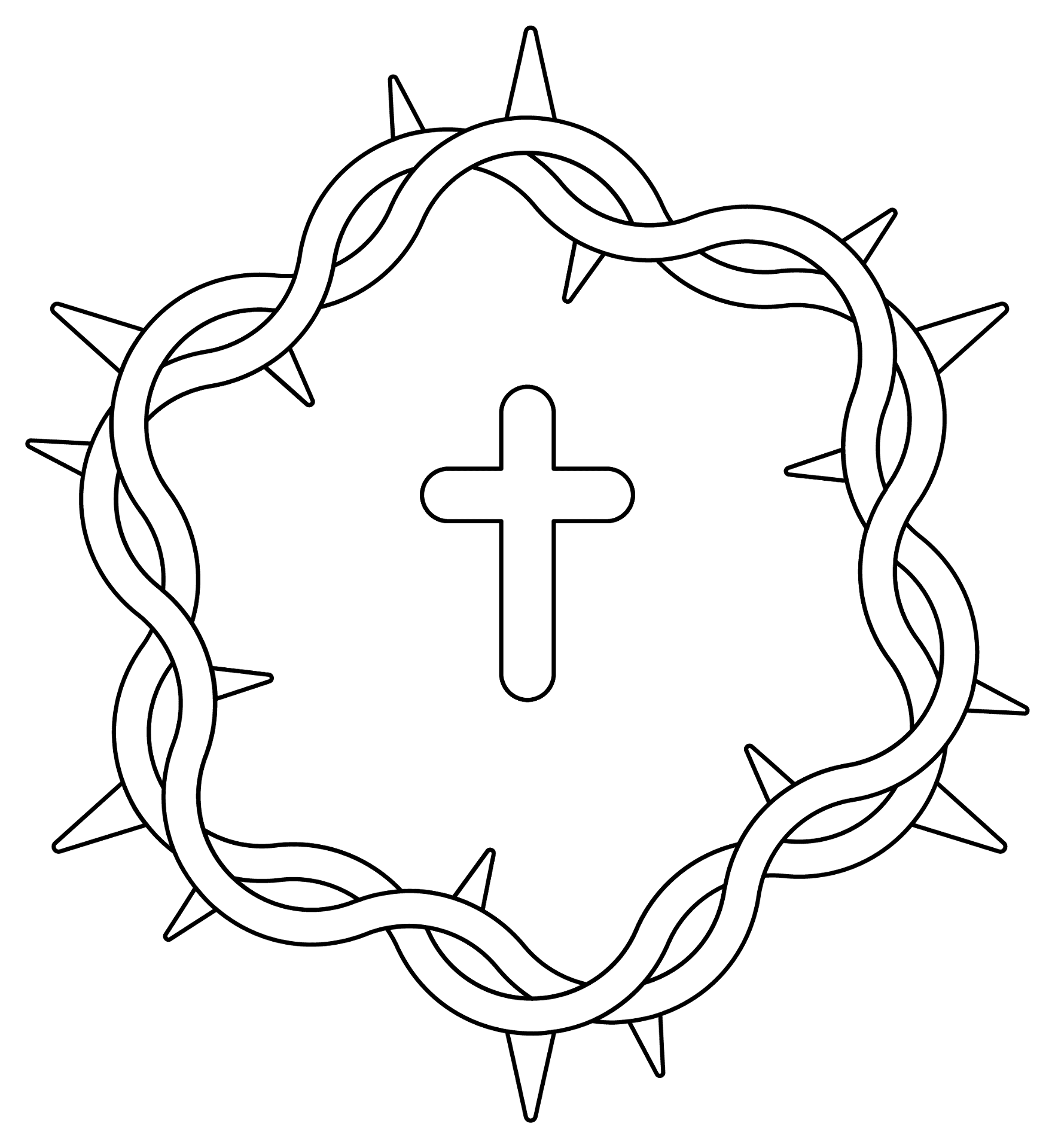Desenho de Sexta Feira Santa para colorir e imprimir: número 40
