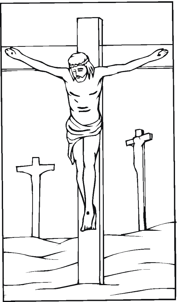 Desenho de Sexta Feira Santa para colorir e imprimir: número 44