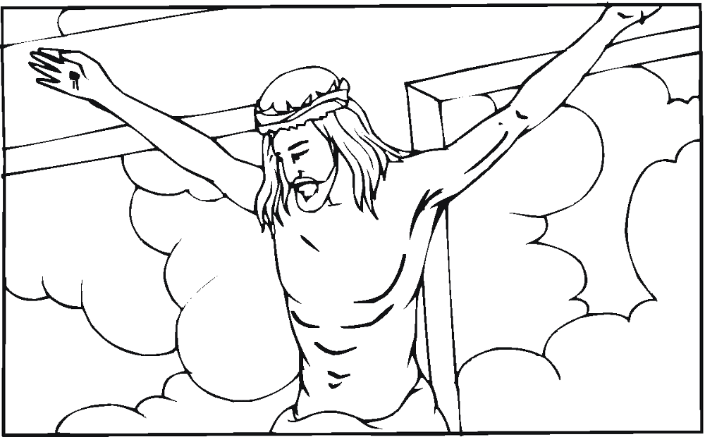 Desenho de Sexta Feira Santa para colorir e imprimir: número 46