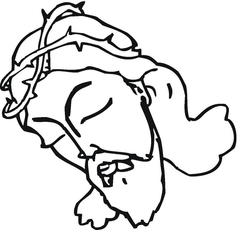 Desenho de Sexta Feira Santa para colorir