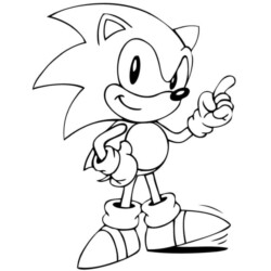 Desenho de Shadow The Hedgehog Sonic para colorir e imprimir: número 11