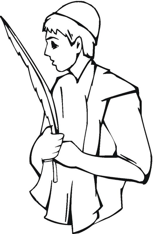 Desenho de Shavuot para colorir e imprimir: número 2
