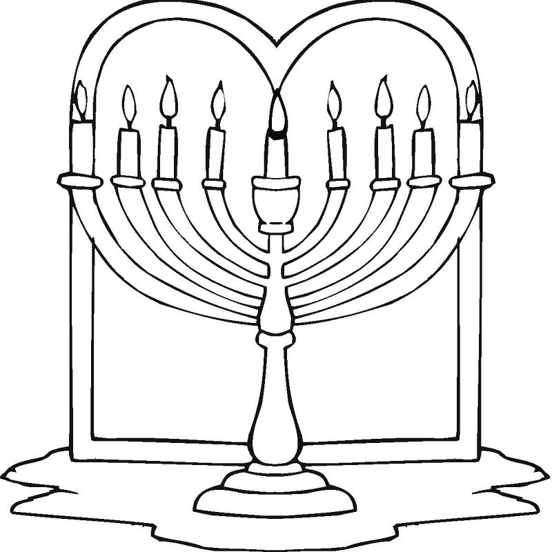 Desenho de Shavuot para colorir e imprimir: número 3