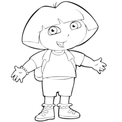 Desenho de Show da Luna para colorir e imprimir: número 2