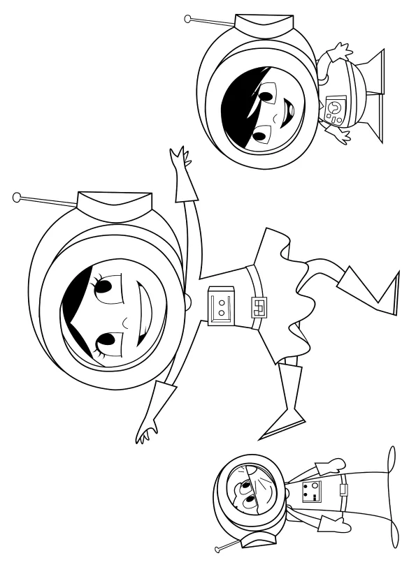 Desenho de Show da Luna para colorir e imprimir: número 7