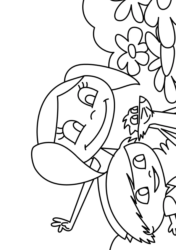 Desenho de Show da Luna para colorir e imprimir: número 13