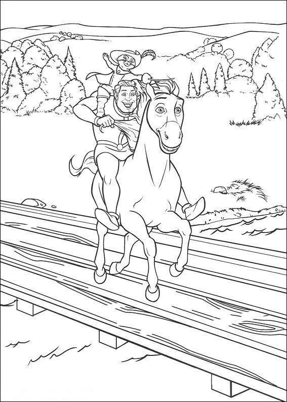 Desenho de Shrek para colorir e imprimir: número 11